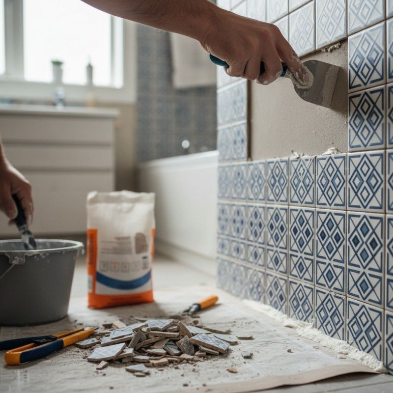 Broken Tile Replacement